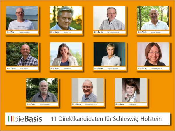 dieBasis Direktkandidaten für Schleswig-Holstein